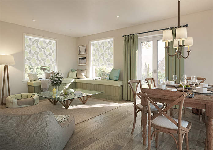 Coppice, Olive - Roller Blind - Image 7